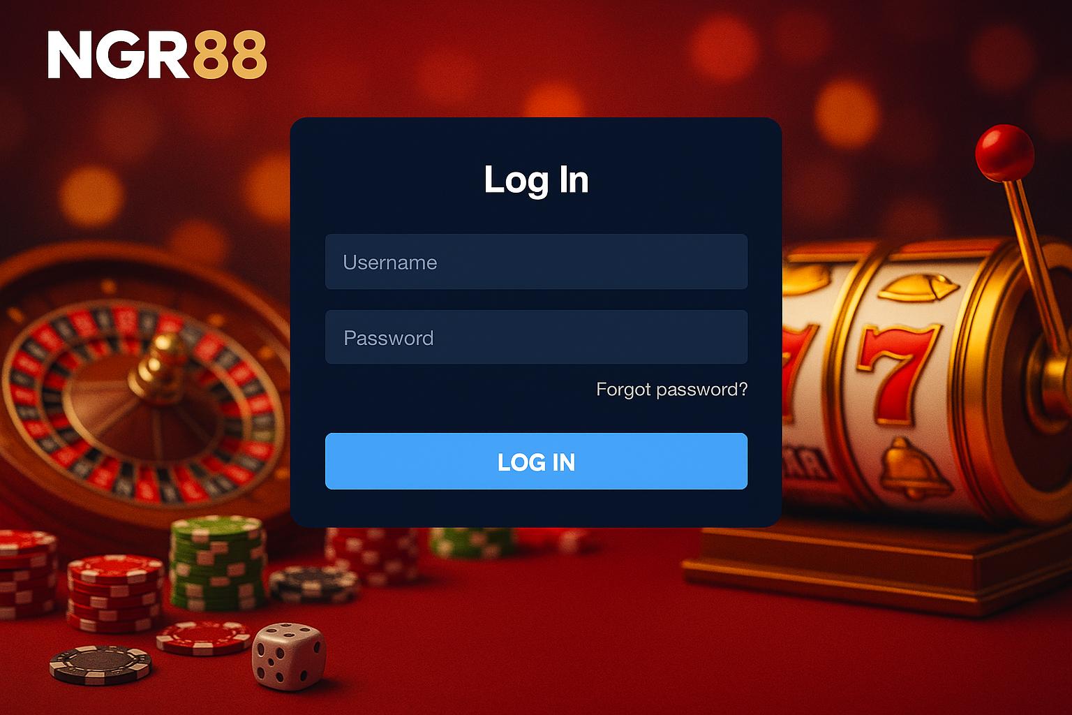 Login no Cassino NGR88
